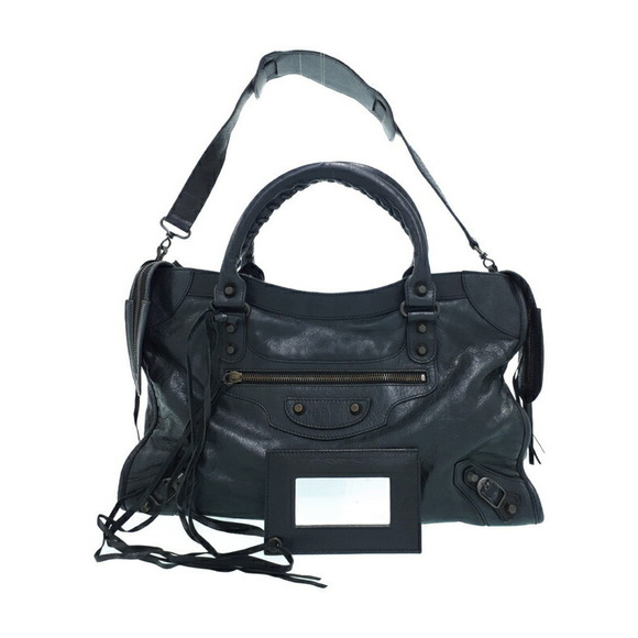 Balenciaga Handbags - Balenciaga The City Leather Shoulder Bag